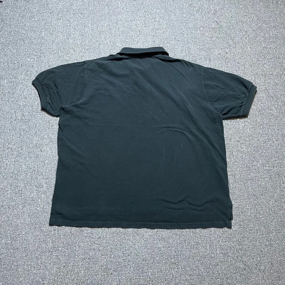 Polo Ralph Lauren Shirt XXL Black Red Pony Pique Cotton Short Sleeve Polo